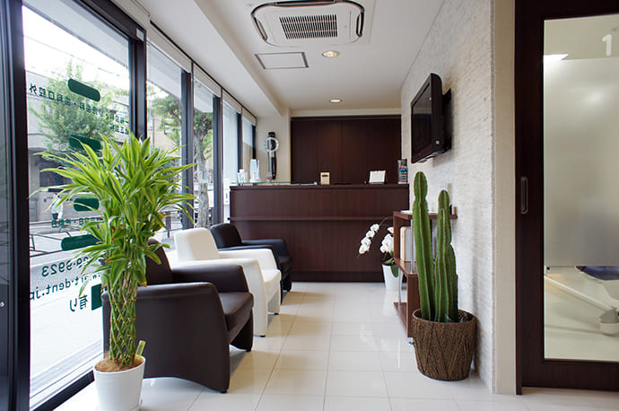 受付と待合スペース